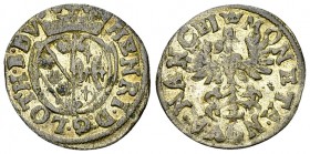 Henri II, BI Denier, Nancy 

France, Lorraine. Henri II (1608-1624). BI Denier (18 mm, 0.95 g), Nancy.
DeS. XXV, 11.

TTB.