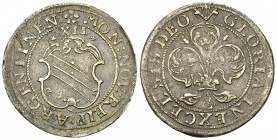 Strasbourg, AR 12 Kreuzer s.d. 

France. Strasbourg. AR Dreibatzner (12 Kreuzer) s.d. (1640-1658) (28 mm, 4.57 g)
Av. MON NOV REIP ARGENTINEN, Écu ...