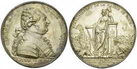 France, Galvanoplastie de la médaille 1789 

Frace. Loius XVI. Galvanoplastie de la médaille 1789 (53 mm, 59.28 g), élection de Bailly comme maire d...