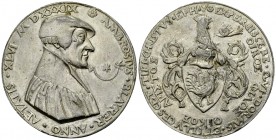 Esslingen, Galvano Medaille 1539, Ambrosius Blarer 

Deutschland, Esslingen, Stadt. Aus zwei Hälften zusammengesetzter Blei-Galvano der Medaille 153...