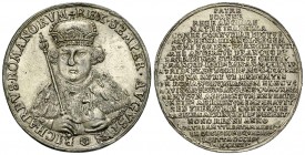 Deutschland, Galvano der Medaille o.J. 

Deutschland. Aus zwei Hälften zusammengsetzter Blei-Galvano der Medaille o.J. (31 mm, 9.79 g), auf Richard ...