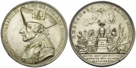 Friedrich II. der Grosse, Galvano der Medaille 1786, Tod 

Deutschland, Preussen. Friedrich II. "der Grosse" (1740-1786). Aus zwei Hälften zusammeng...