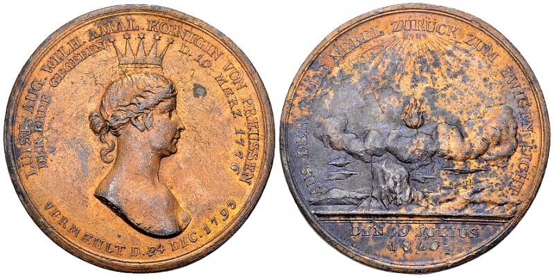 Preussen, Galvano der Medaille 1810 

Deutschland, Preussen. Friedrich Wilhelm...