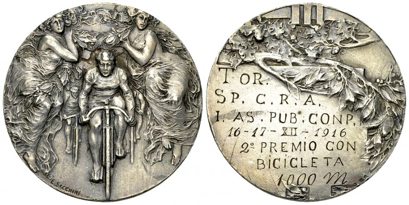 Italia, AR Medaglia 1916, Ciclismo 

Italia. AR Medaglia 1916 (32 mm, 14.80 g)...