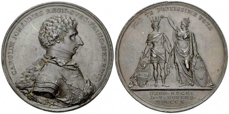 Schweden, Galvano der Medaille 1810 

Schweden, Königreich. Karl XIII (1809-18...