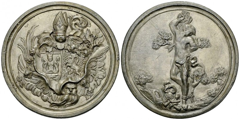 Wettingen, Galvano der Medaille o.J. (1770) 

Schweiz, Aargau. Wettingen, Abte...