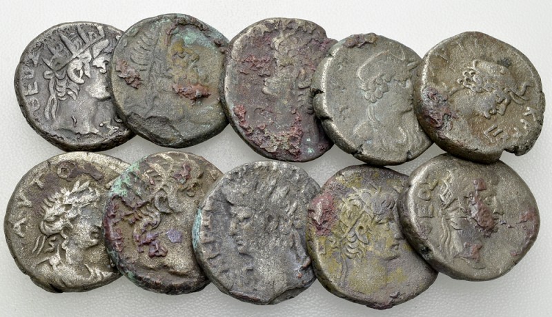 Lot of 10 Roman BI tetradrachms 

Lot of 10 (ten) Roman provincial BI tetradra...