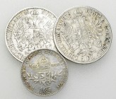Austria, Lot of 3 AR coins 

Austria. Lot of 3 (three) AR coins:

1 Florin 1858.
1 Florin 1879.
1 Corona 1908.

Mostly very fine. (3)