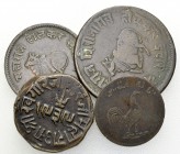 India, Lot of 4 AE coins 

India. Lot of 4 (four) AE coins.

Very fine. (4)

Lot sold as is, no returns.