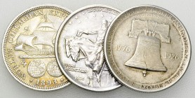 Lot of 3 US commemorative half dollars 

Lot of 3 (three) US commemorative half dollars: 1893, 1925, and 1926.

Very fine and better. (3)

Lot s...