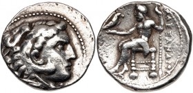 Kings of Macedon, Antigonos I, 320 - 305 BC, Silver Tetradrachm, Tyre Mint with Phoenician Script