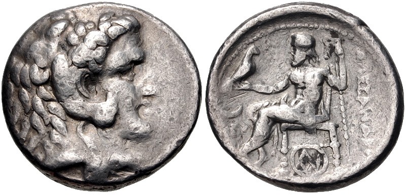 Seleukid Empire, Seleukos I Nikator, 312 - 281 BC

Silver Tetradrachm, Karrhai...