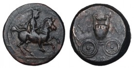 Thessaly, Krannon, 350 - 300 BC, AE Dichalkon, ex BCD