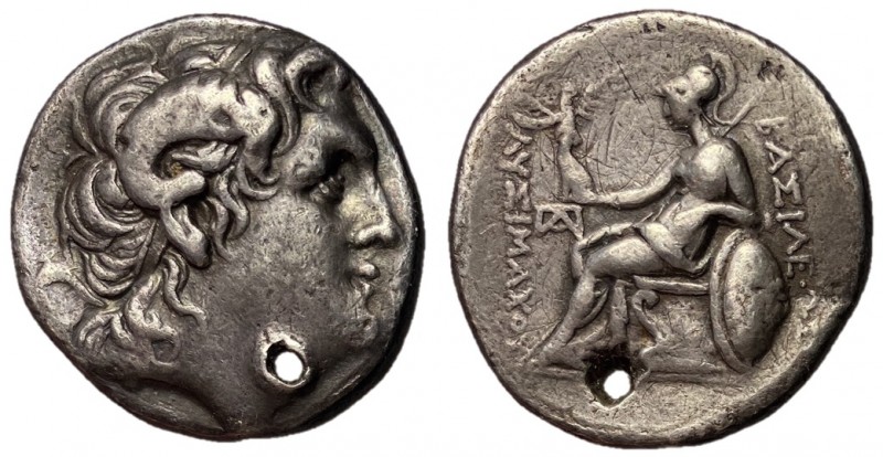 Kings of Thrace, Lysimachos, 305 - 281 BC
Silver Tetradrachm, Uncertain Mint, 2...