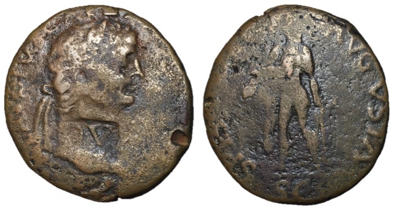 Claudius I, 41 - 54 AD
AE Sestertius, Uncertain Mint, 30mm, 15.02 grams
Obvers...