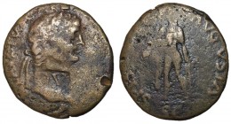 Claudius I, 41 - 54 AD, Barbarous Sestertius with Dupondius Countermark