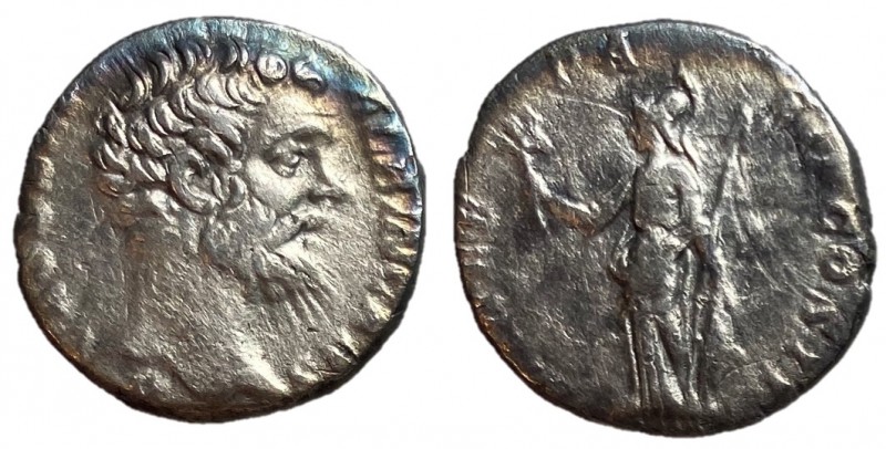 Clodius Albinus, as Caesar, 193 - 195 AD
Silver Denarius, Rome Mint, 18mm, 2.01...
