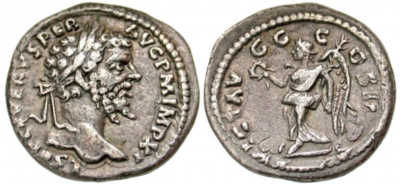 Septimius Severus, 193 - 211 AD
 Silver Denarius, Laodicea Mint, 19mm, 3.17 gra...
