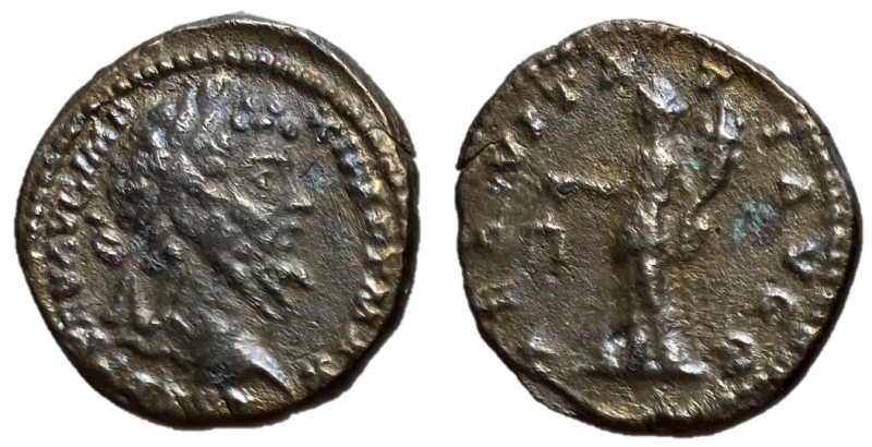 Septimius Severus, 193 - 211 AD
Silver Denarius, Rome Mint, 18mm, 2.44 grams
O...
