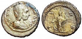Julia Domna, 193 - 211 AD, Silver Denarius, Juno