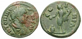 Caracalla, 198 - 217 AD, AE24, Mysia, Parium, Genius