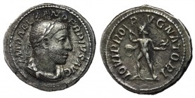 Severus Alexander, 222 - 235 AD, Silver Denarius, Jupiter