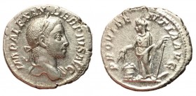 Severus Alexander, 222 - 235 AD, Silver Denarius, Providentia