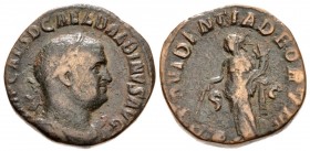 Balbinus, 238 AD, AE Sestertius, Providentia