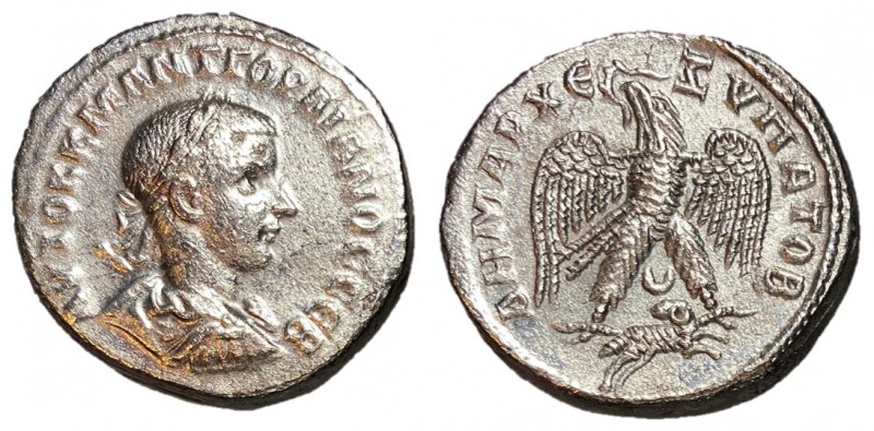 Gordian III, 238 - 244 AD
Silver Tetradrachm, Seleucis & Pieria, Antioch Mint, ...