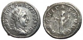 Philip I, 244 - 249 AD, Silver Antoninianus, Aequitas