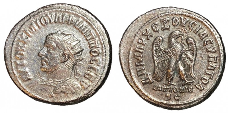 Philip I, 244 - 249 AD
Silver Tetradrachm, Seleucis & Pieria, Antioch Mint, 29m...
