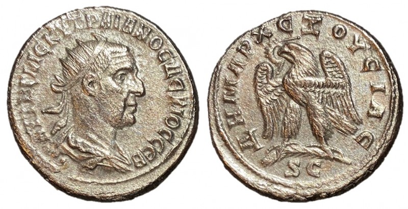 Trajan Decius, 249 - 251 AD AD
Silver Tetradrachm, Seleucis & Pieria, Antioch M...