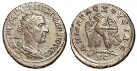 Trajan Decius, 249 - 251 AD, Silver Tetradrachm of Antioch, Eagle