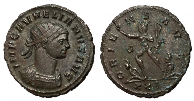 Aurelian, 270 - 275 AD
AE Antoninianus, Siscia Mint, 22mm, 3.39 grams
Obverse:...