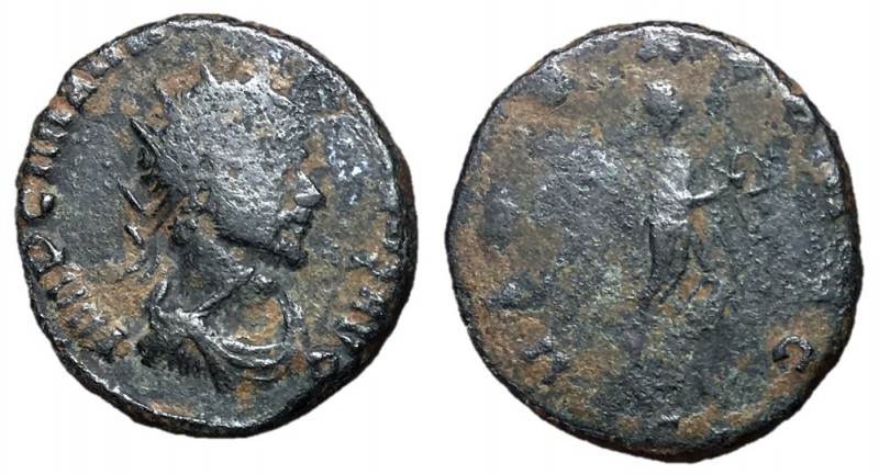 Quintillus, 270 AD
AE Antoninianus, Rome Mint, 19mm, 3.08 grams
Obverse: IMP C...