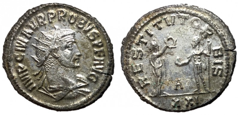 Probus, 276 - 282 AD
AE Antoninianus, Siscia Mint, 22mm, 3.61 grams
Obverse: I...