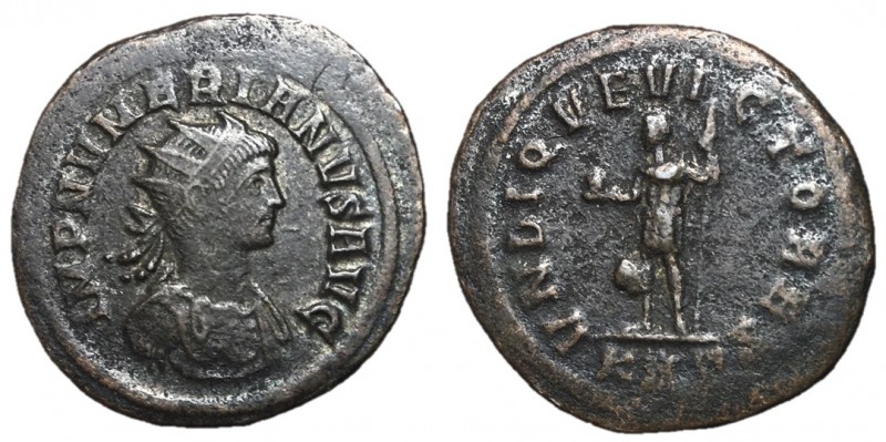 Numerian, 283 - 284 AD
AE Antoninianus, Rome Mint, 24mm, 3.10 grams
Obverse: I...