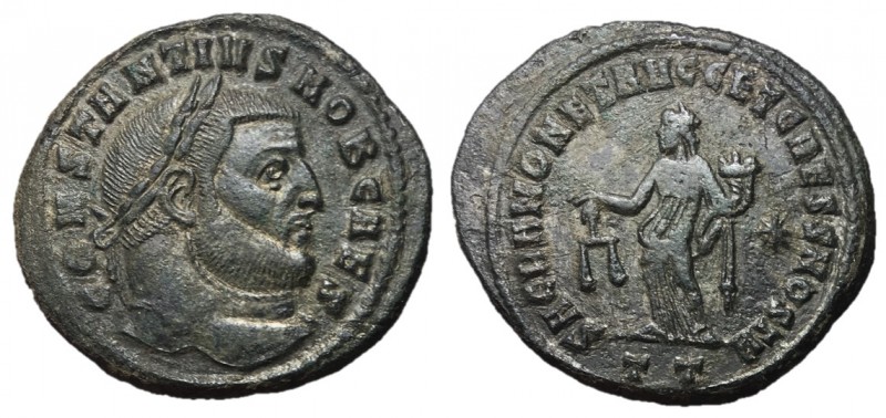 Constantius I, Chlorus, as Caesar, 293 - 305 AD
AE Follis, Ticinum Mint, 30mm, ...