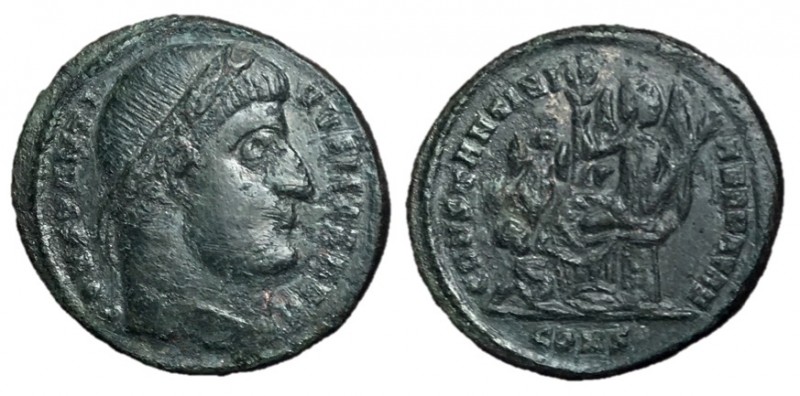 Constantine I, 307 - 337 AD
AE Follis, Constantinople Mint, 20mm, 3.04 grams
O...