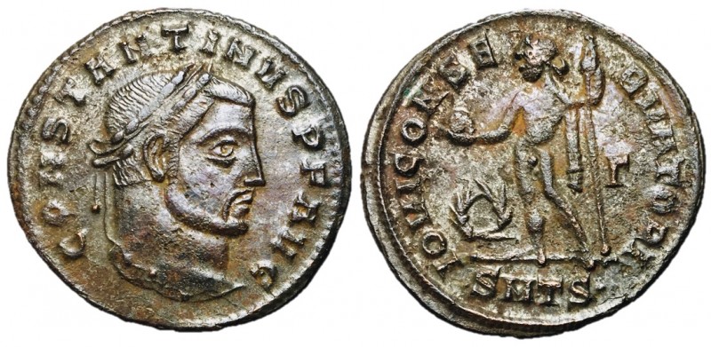 Constantine I, The Great, 307 - 337 AD
AE Follis, Thessalonica Mint, 25mm, 4.03...