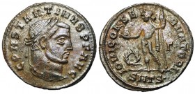 Constantine I, 307 - 337 AD, Follis of Thessalonica, Jupiter, Unpublished Mintmark