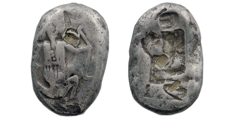 Achaemenid Kings of Persia, c. 450-375 BC. AR Siglos
5,55 gr. 12 mm