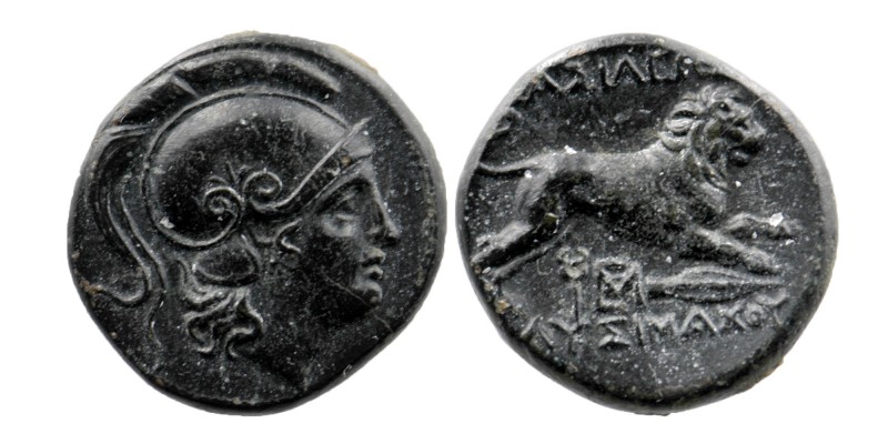 KINGS OF THRACE (Macedonian). Lysimachos (305-281 BC). Ae Unit. 
Lysimacheia. 
O...