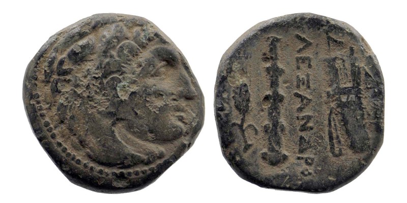 KINGS OF MACEDON. Alexander III 'the Great' (336-323). Ae
Head of Herakles right...