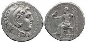 MACEDONIAN KINGDOM. Alexander III the Great (336-323 BC). AR tetradrachm. Babylon 
issue of 'Babylon', ca. 331-325 BC
Obv: Head of Heracles right, wea...