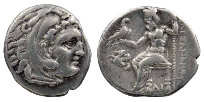 Kingdom of Macedon. Alexander III 'the Great' AR Drachm. Lampsakos, circa 310-30...