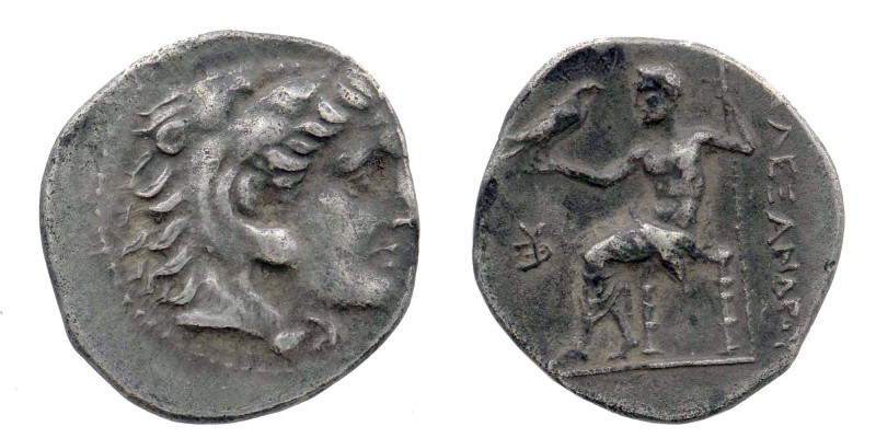 MACEDONIAN KINGDOM. Alexander III the Great (336-323 BC). AR drachm
4,02 gr. 18 ...