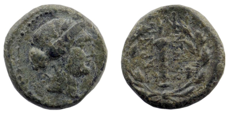 LYDIA. Sardes. 2nd-1st c. B.C. AE.
Laureate head of Apollo.
Rev. Club
3,60 gr. 1...