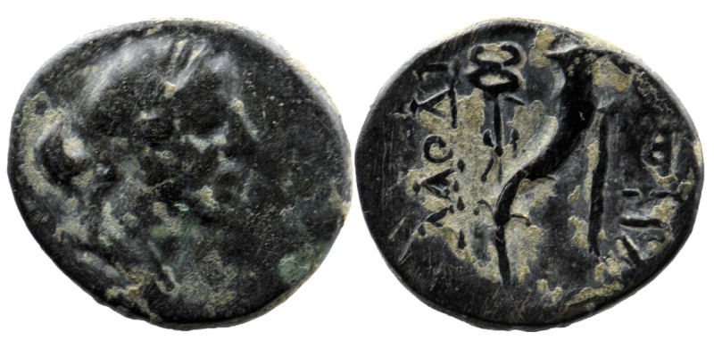 PHRYGIA. Laodicea. Ae (Circa 133/88-67 BC).
Obv: Diademed female head right.
Rev...