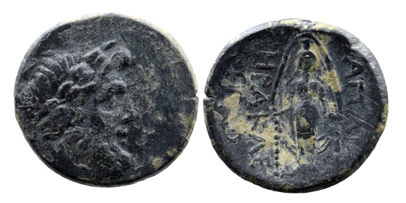 Phrygia. Apameia. 2nd-1st century BC. AE
Laureate head of Zeus to right/ Cult st...